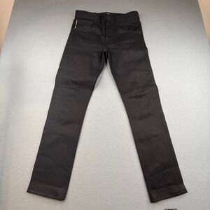 Brave Star Selvage Jeans Mens 30 Black Raw Denim Hand Crafted Los Angeles